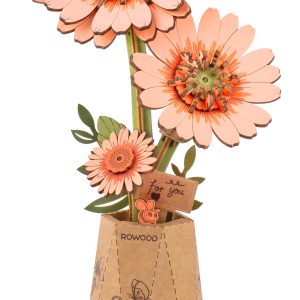 Gerbera 3D fa puzzle modell