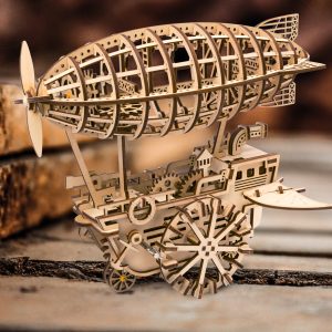 Léghajó 3D fa puzzle modell