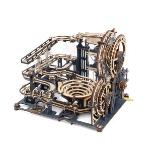 Marble éjszakai város 3D fa puzzle modell